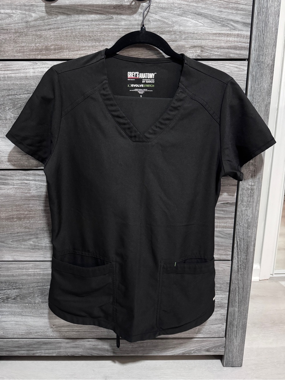 Grey's Anatomy Black Scrub Set